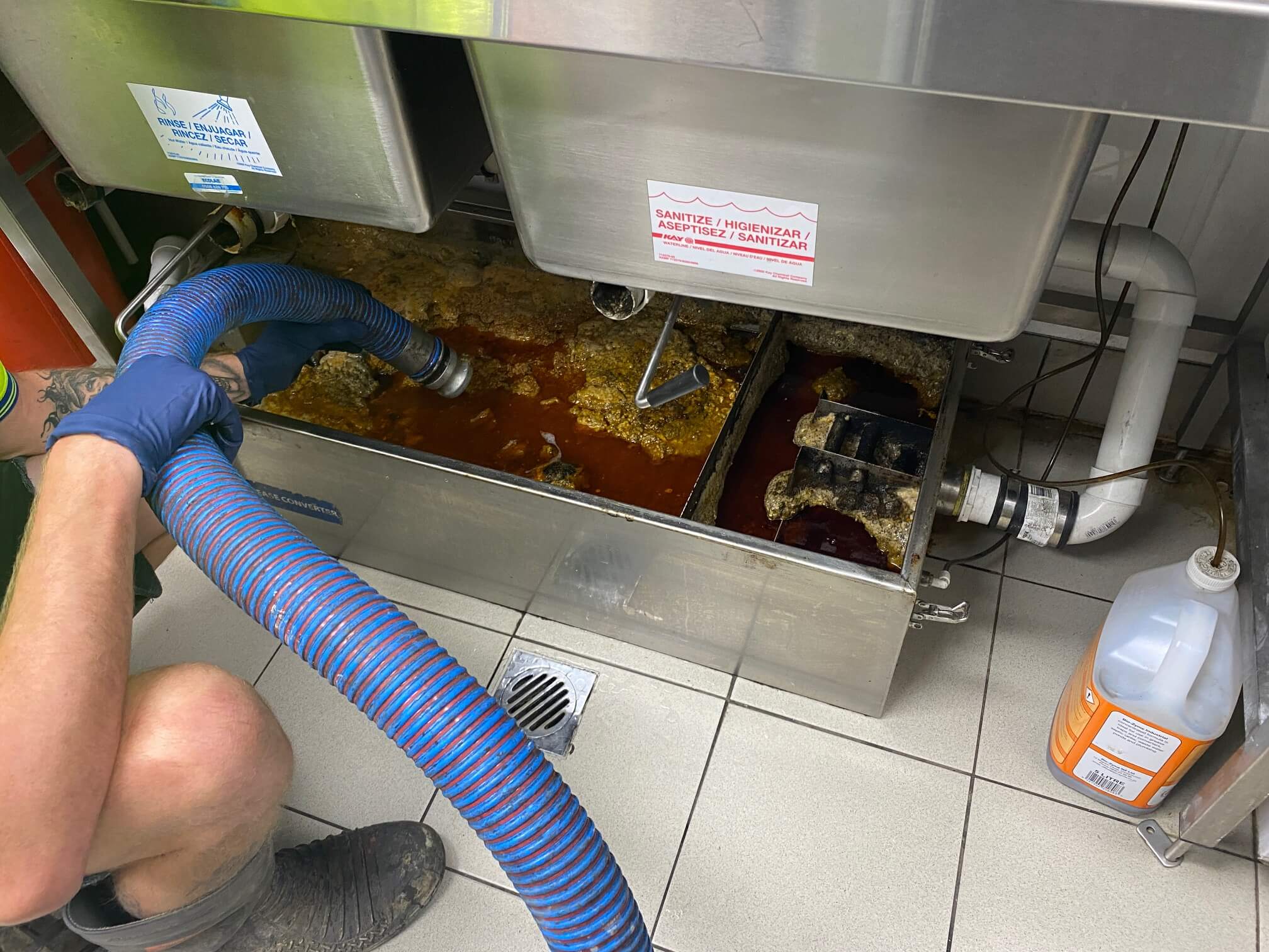 Grease Trap Cleaning in Hampton